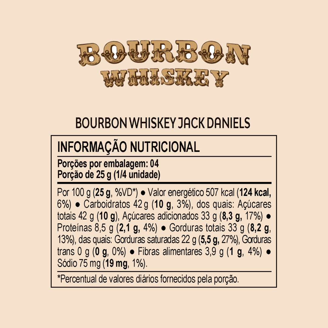 Choco Oz ao Leite com Jack Daniel's 100g