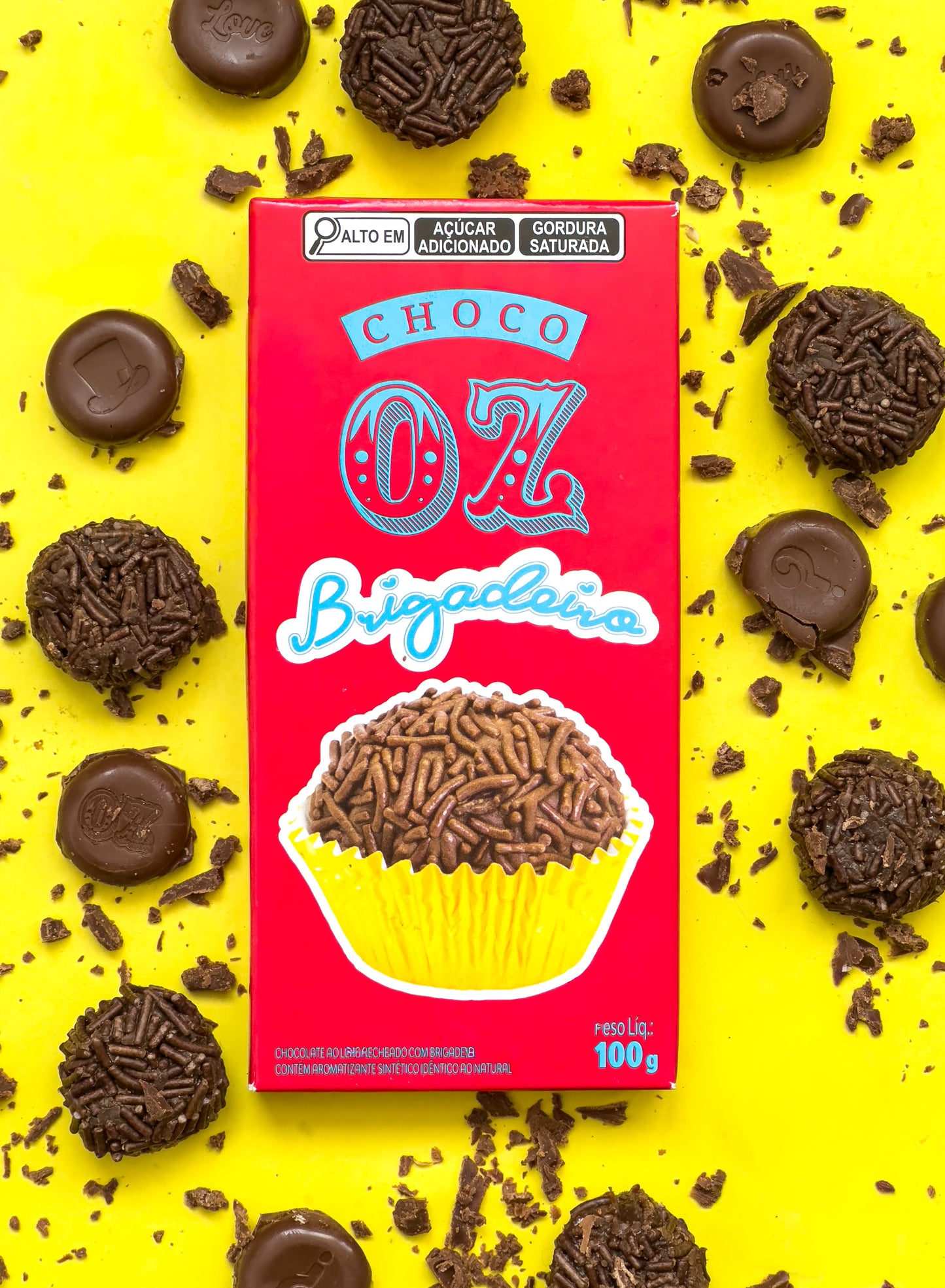 Choco Oz ao leite com Brigadeiro 100g