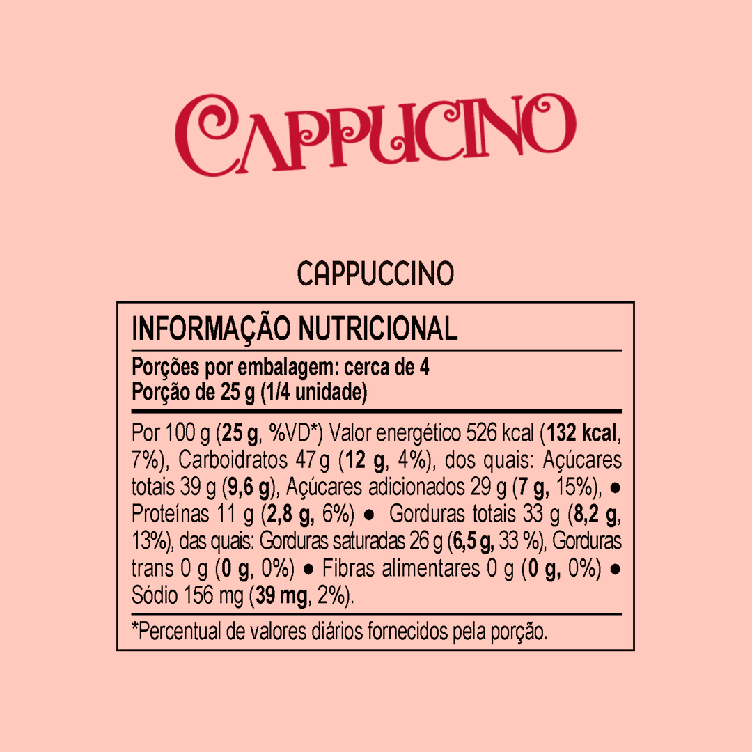 Choco Oz ao Leite com Cappuccino 100g