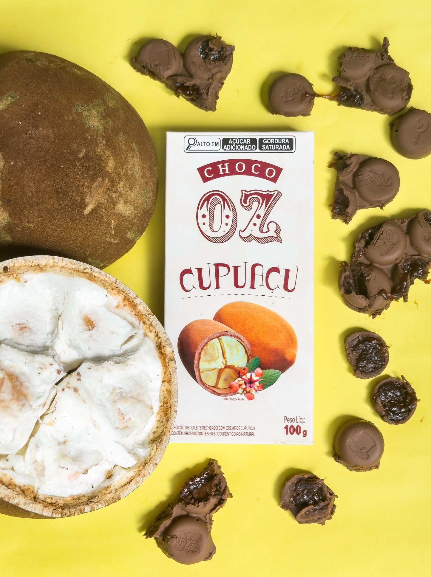 Choco Oz ao Leite com Creme Cupuaçu 100g