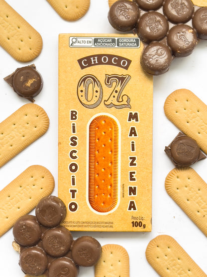 Choco Oz ao Leite com Biscoito de Maizena 100g