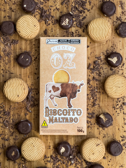 Choco Oz ao Leite com Biscoito Maltado 100g
