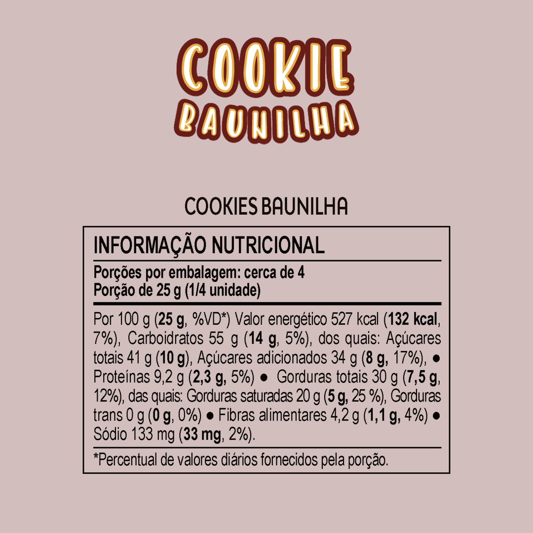 Choco Oz ao Leite com Cookies de Baunilha 100g