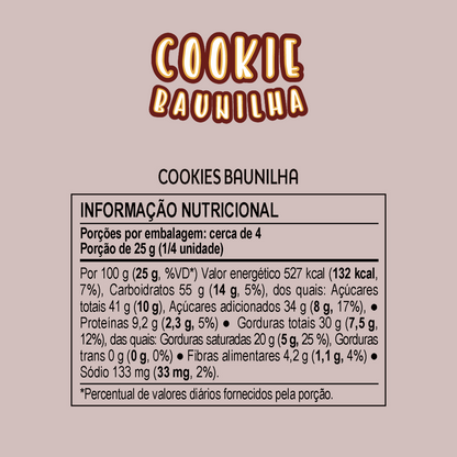 Choco Oz ao Leite com Cookies de Baunilha 100g