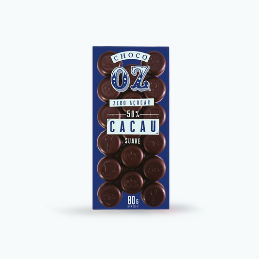 Choco Oz Zero Açúcar 50% Suave 80g