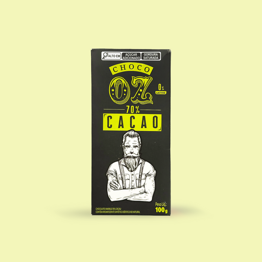 Choco Oz Amargo 70% Cacau Men 100g