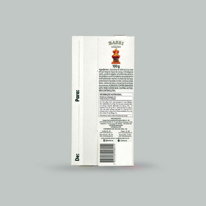 Choco Oz ao Leite com Cachaça Bassi Prata 100g