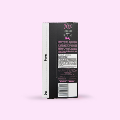 Choco Oz 70% Cacau com Avelã 100g