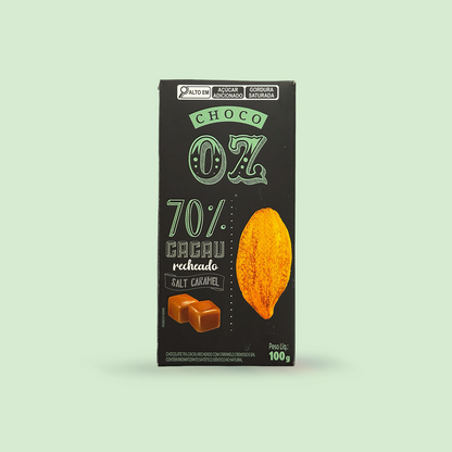 Choco Oz 70% Cacau com Caramelo Salgado 100g