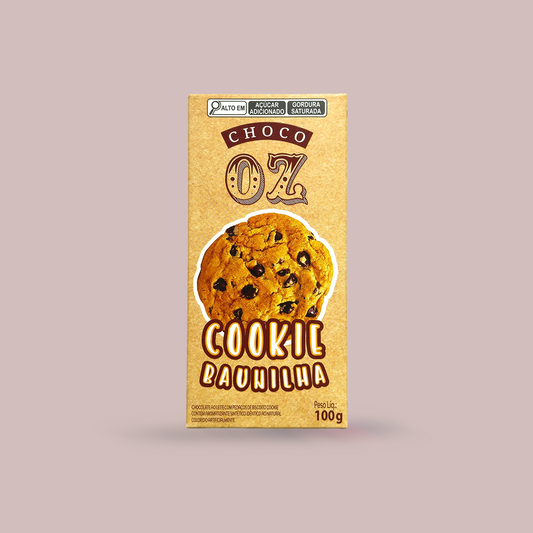 Choco Oz ao Leite com Cookies de Baunilha 100g