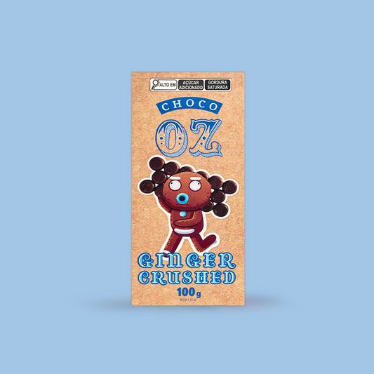 Choco Oz ao Leite com Biscoito de Gengibre 100g