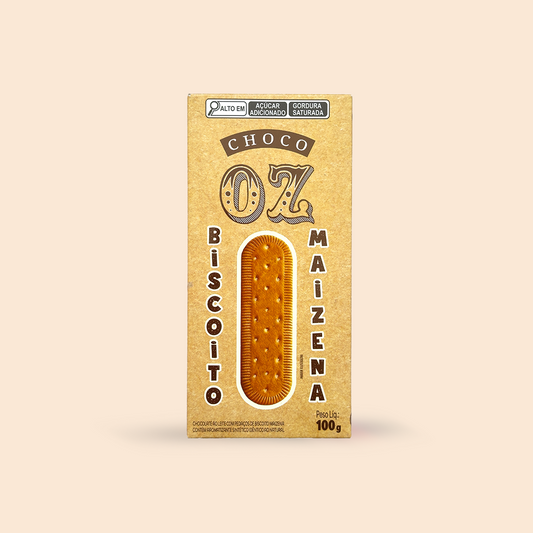 Choco Oz ao Leite com Biscoito de Maizena 100g