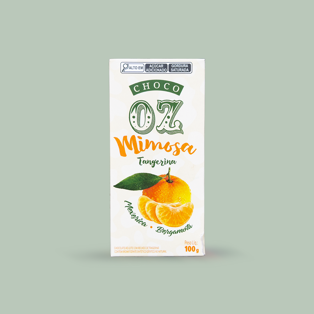 Choco Oz ao Leite com Creme de Tangerina 100g