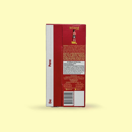 Choco Oz ao Leite com Jhonnie Walker Red 100g