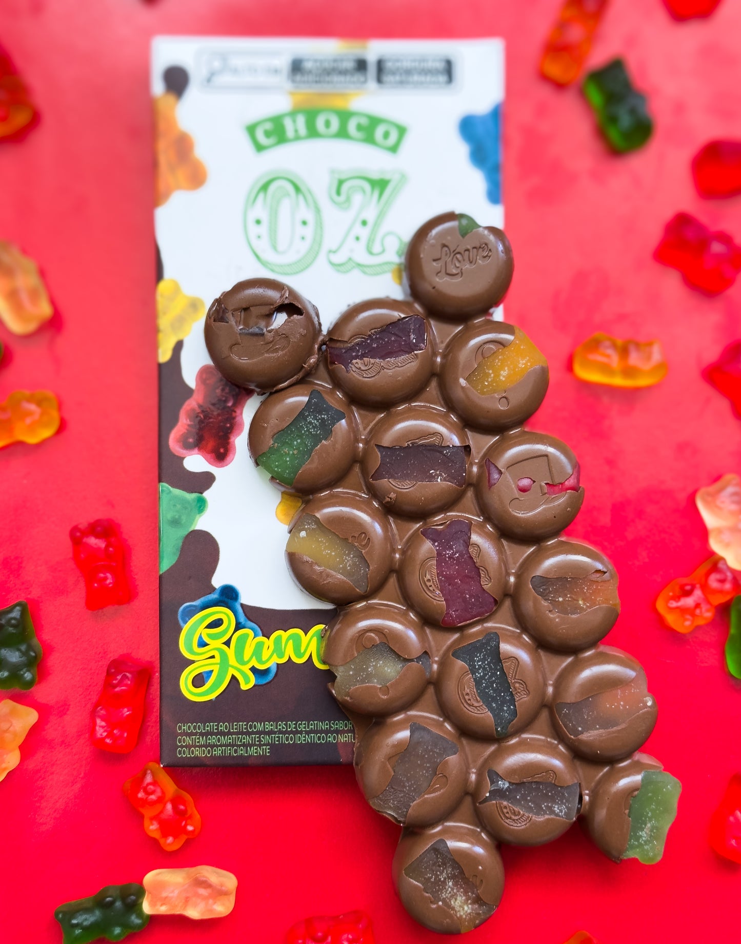 Choco Oz ao Leite com Gelatina 100g
