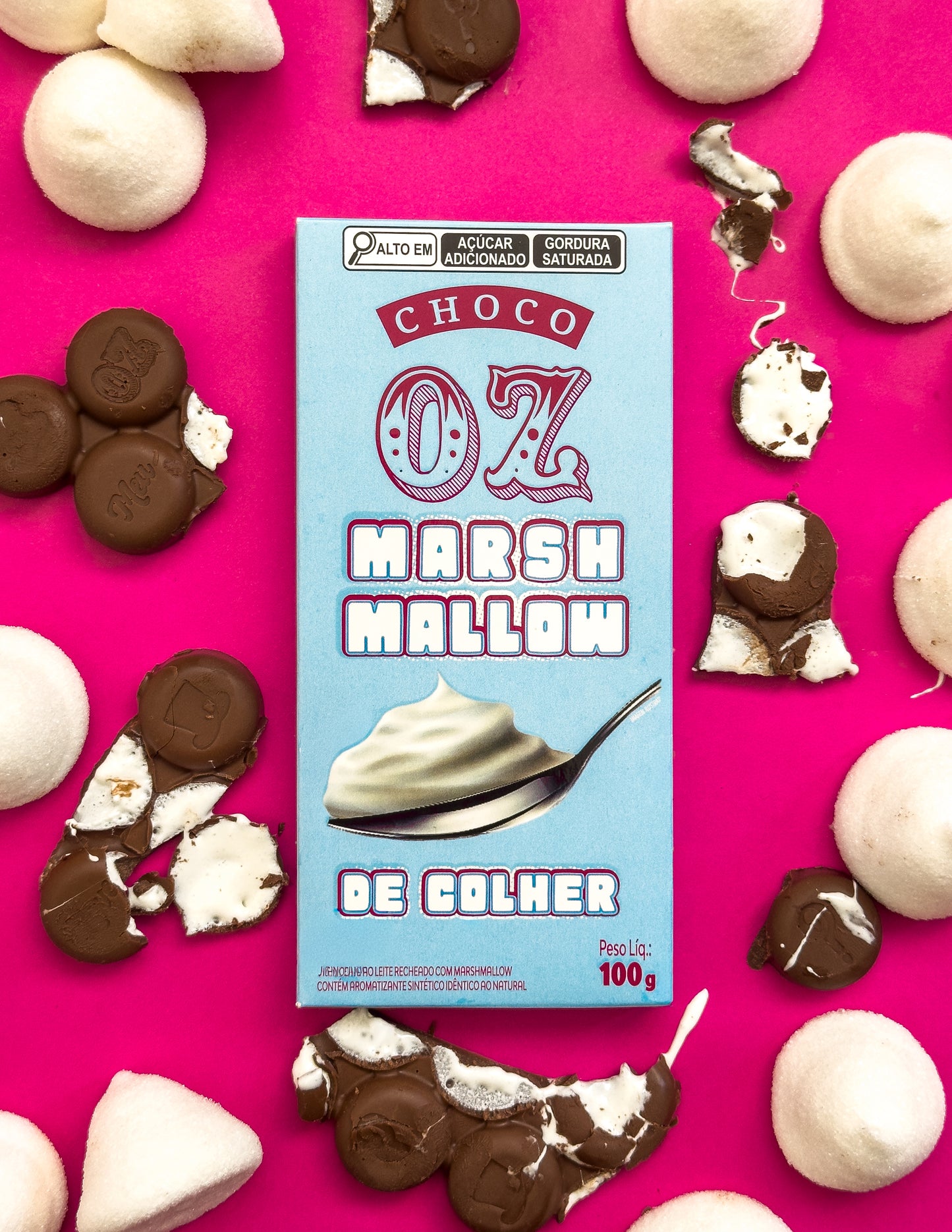 Choco Oz ao Leite com Marshmallow 100g