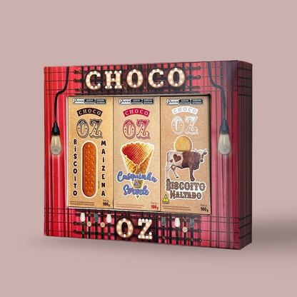 Kit de Presente Choco Oz Biscoitos do Brasil